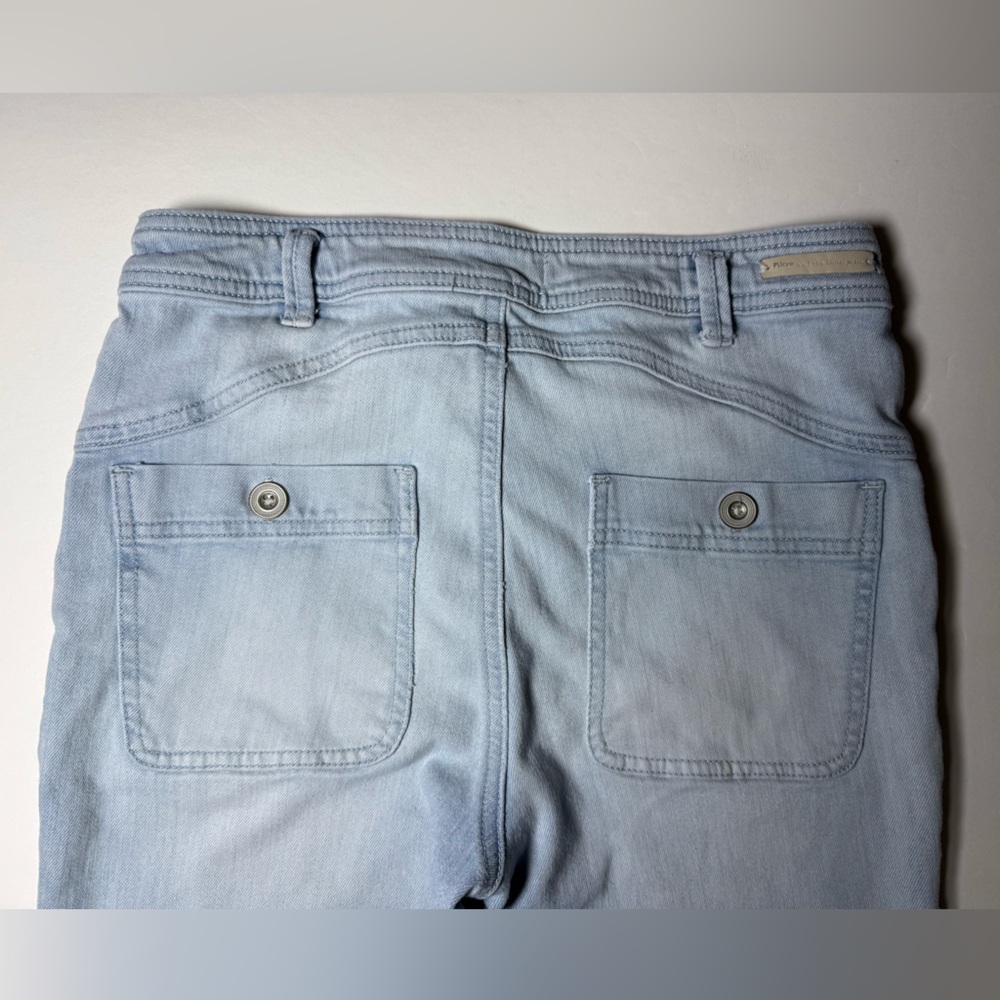 Pilcro Anthropology High Rise Trouser Bootcut Jeans light wash Size 27 - Picture 8 of 10